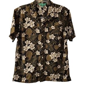 Dip 100% Cotton Tropical Floral Hawaiian Shirt
